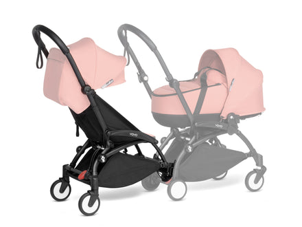 Babyzen Yoyo Connect Light Weight Double Folding Buggy | Black Without hood