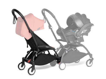 Babyzen Yoyo Connect Light Weight Double Folding Buggy | Black Without hood