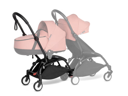 Babyzen Yoyo Connect Light Weight Double Folding Buggy | Black Without hood