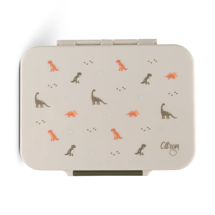 Citron Lunchbox Tritan lunch box with boxes | White Dino