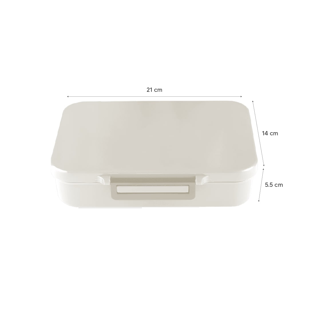 Citron Lunchbox Tritan lunch box with boxes | White Dino