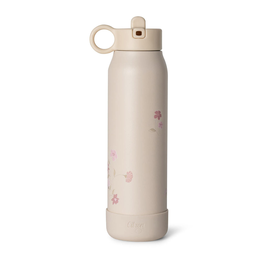 Citron Thermal drinking bottle 350ml | Flowers