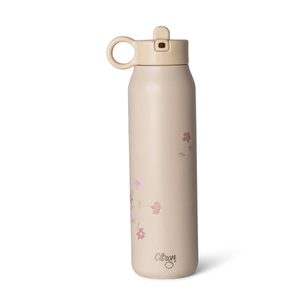 Citron Thermal drinking bottle 350ml | Flowers