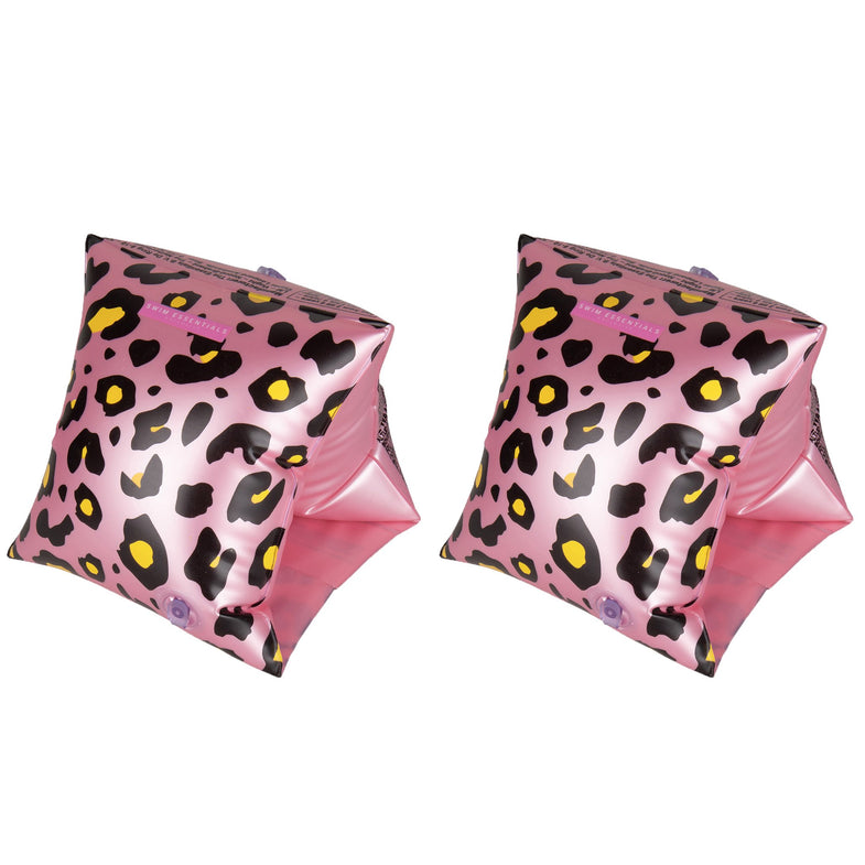Swim Essentials Swimbands 2-6 years | Pink Leopard