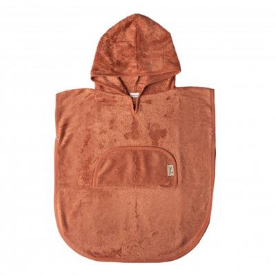Timboo Poncho with V-neck Bamboo 4-6Y | Apricot blush