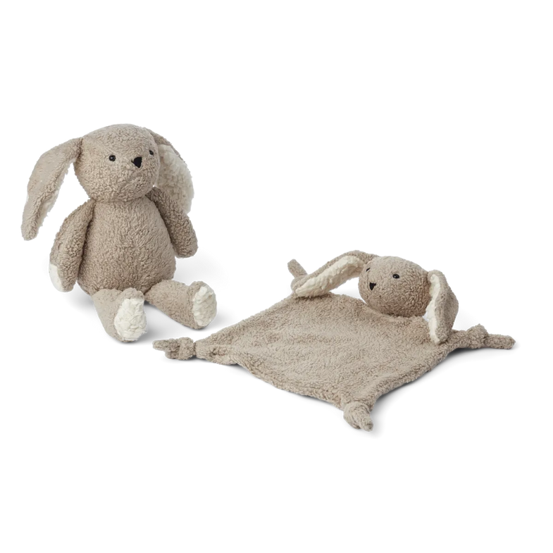 Liewood Ted Baby Gift Set | Mr Rabbit Pale Grey