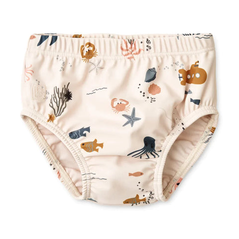 Liewood Anthony Baby Swimsuit | Sea Creature /Sandy