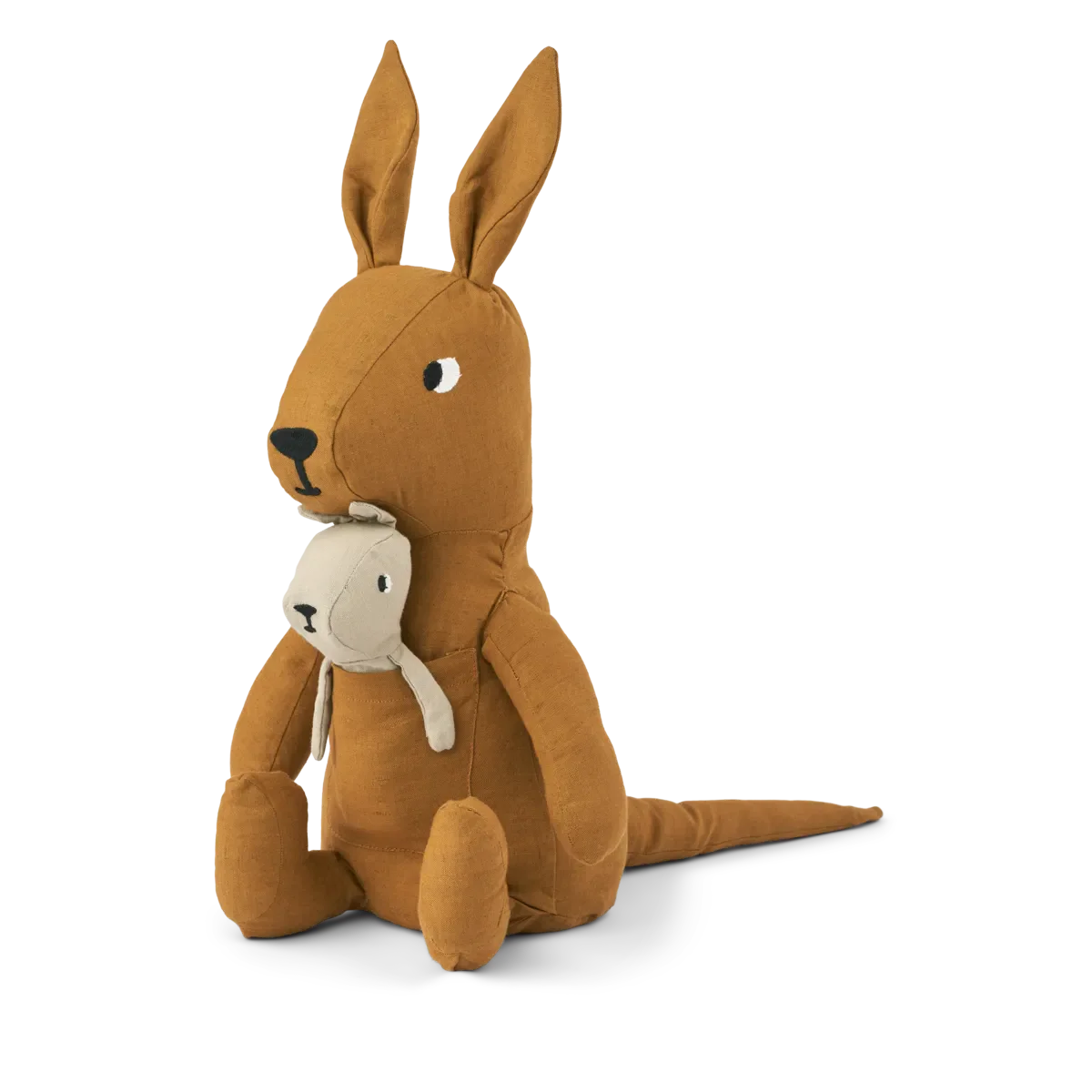 Liewood Myra Teddy Cuddle Small | Kangaroo Golden Caramel