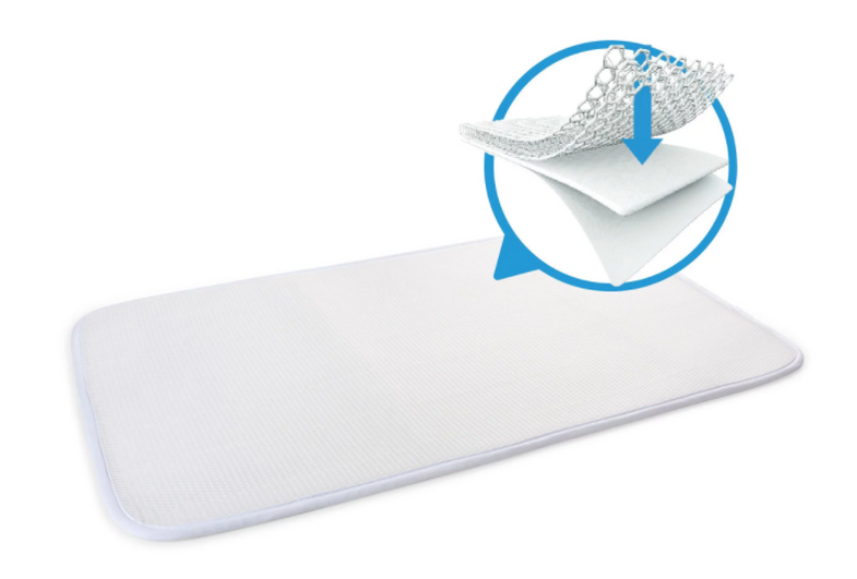 Aerosleep mattress protector 40x90cm | White