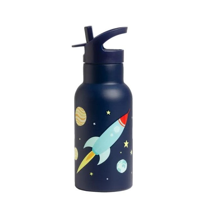 A Little Lovely Company Stainless Steel Drinking bottle | Space