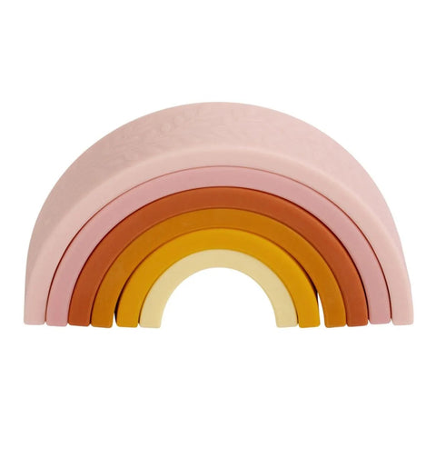 A Little Lovely Company Silicone Play Set I Rainbow Sunset