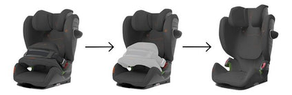 Cybex Pallas G i-Size Group 1-2-3 Lava Grey Mid Grey