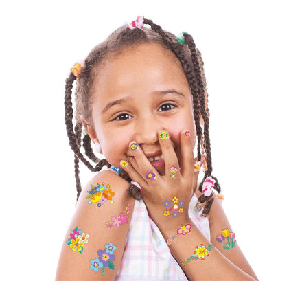 Avenir set nail stickers + tattoos | Flower