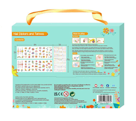 Avenir set nail stickers + tattoos | Flower
