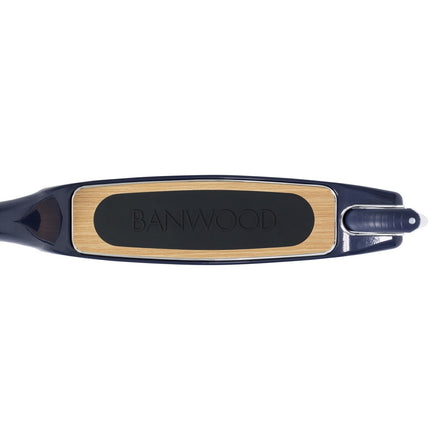 Banwood Maxi Scooter With bicycle basket | Navy Blue