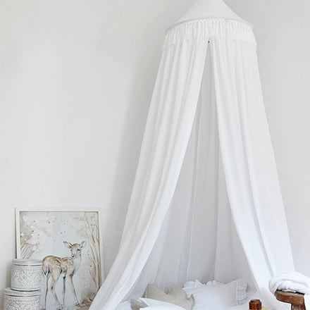 Cotton & Sweets mosquitoos 235cm | Voile Boho White