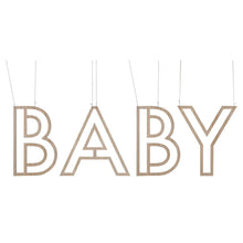 Ginger ray wooden hanging decoration | Baby