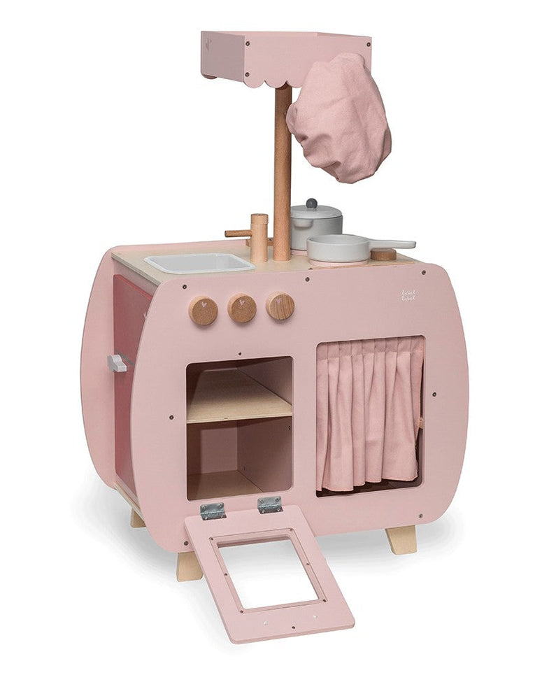 Label Label Wooden Bistro Kitchen With Accessories | Pink