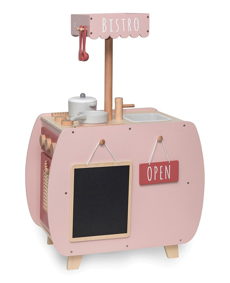 Label Label Wooden Bistro Kitchen With Accessories | Pink