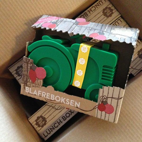 Blafre brooddoos tractor dark blue - DE GELE FLAMINGO - Kids concept store 