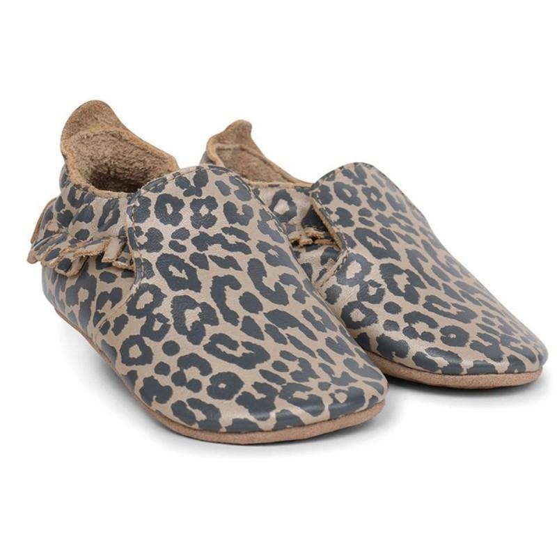 Bobux Soft Soles Gold Leopard