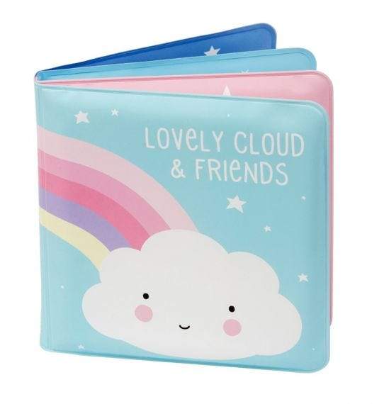 A Little Lovely Company Bath Booklet Cloud & Friends