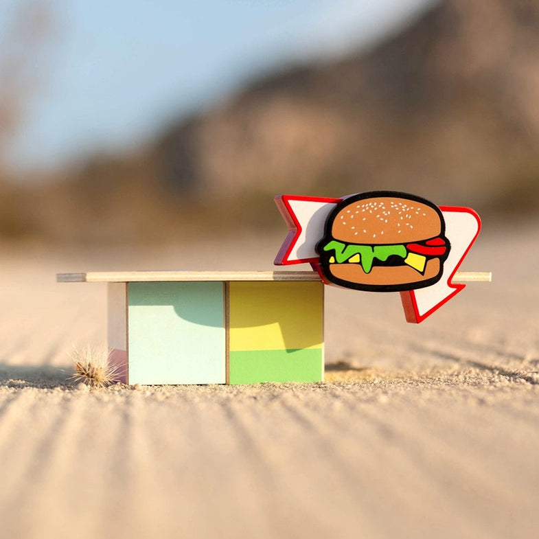 Candylab Toys Wooden Burger Shack