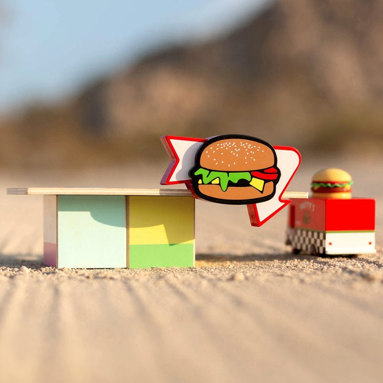 Candylab Toys Wooden Burger Shack