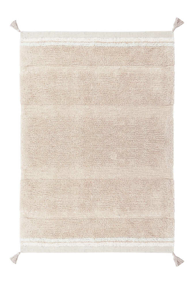 Lorena Canals Machine wash carpet 90x130cm | Bloom rose