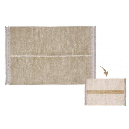 Lorena Canals Machine washable Reversible Carpet 170x240cm | Duetto Sage