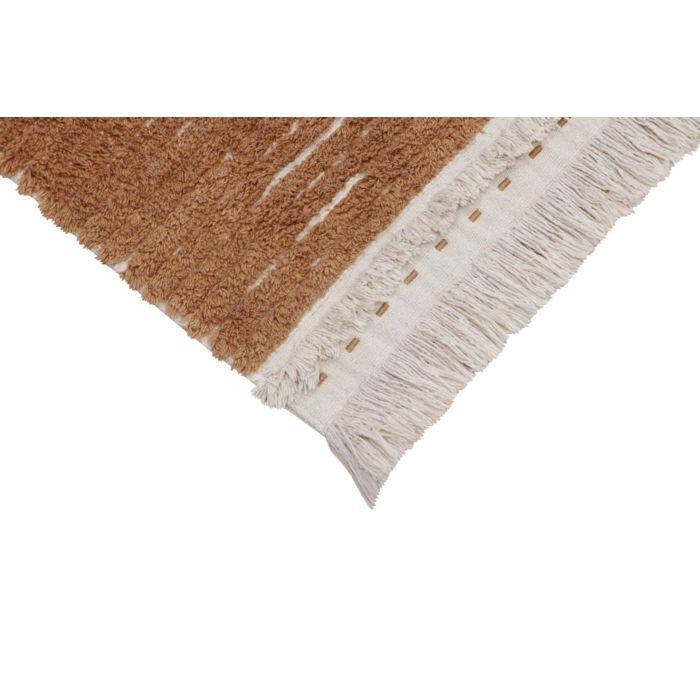 Lorena Canals Machine washable Reversible Carpet 80x230cm | Duetto Toffee