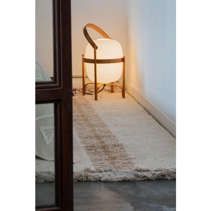 Lorena Canals Machine washable Reversible Carpet 80x230cm | Duetto Toffee