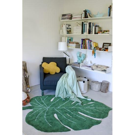 Lorena Canals machine washable Carpet 120x160cm monstera leaf
