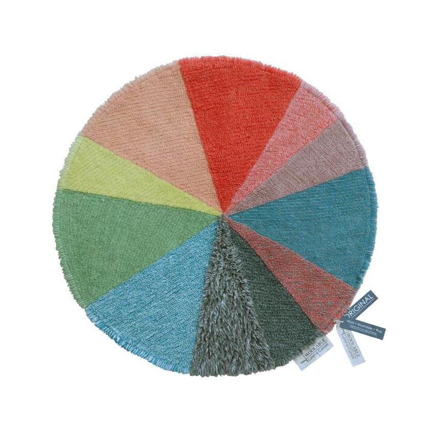 Lorena Canals machine washable wool Carpet 120cm | Pie Chart