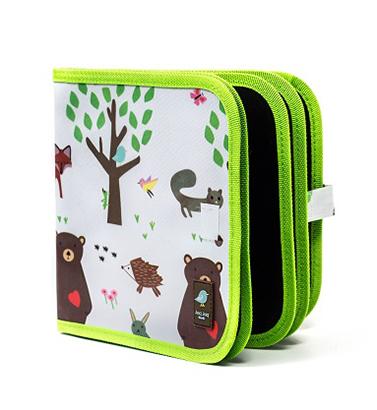 JAQ JAQ BIRD Doodle Chalkboard Reusable booklet | Forest