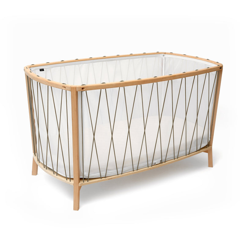 Charlie Crane Adjustable Baby Bed Kimi 120x60cm | Hazelnut