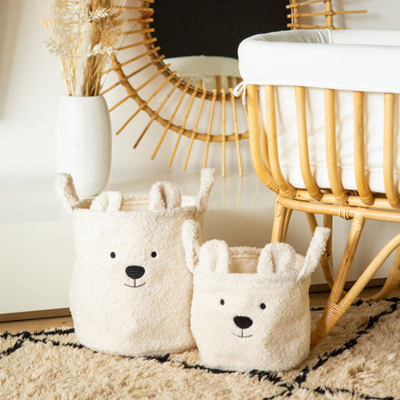 Childhome storage basket 30x30x30 | Teddy Off White