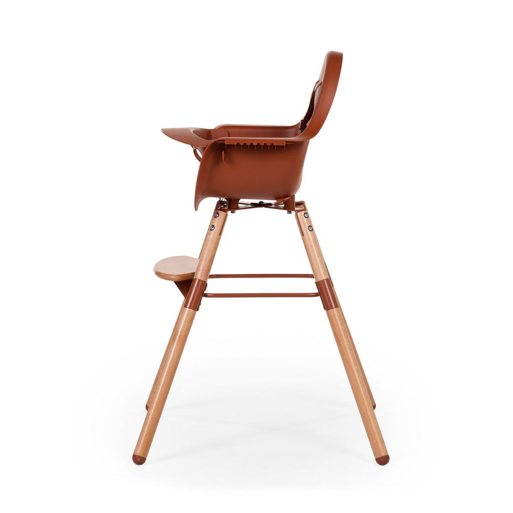 Childhome Evolu 2 Growth chair 2 in 1 + Bracket Natural /Rust