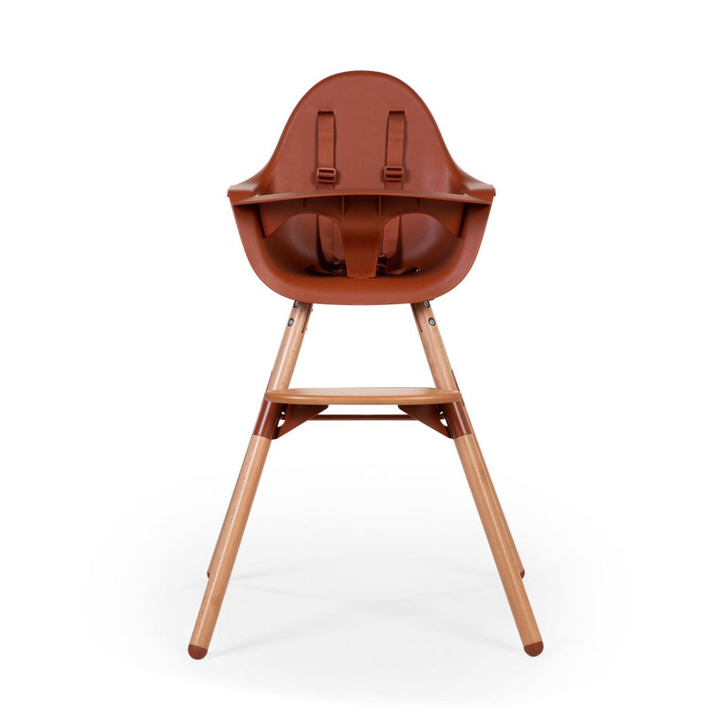 Childhome Evolu 2 Growth chair 2 in 1 + Bracket Natural /Rust