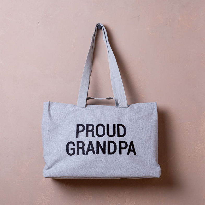 Childhome Weekend Bag Grandpa Bag Canvas | Grey