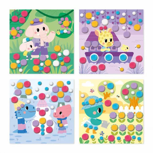 Janod craft set | Pompons