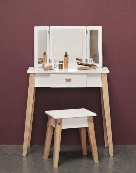 By astrup wooden makeup table With chair