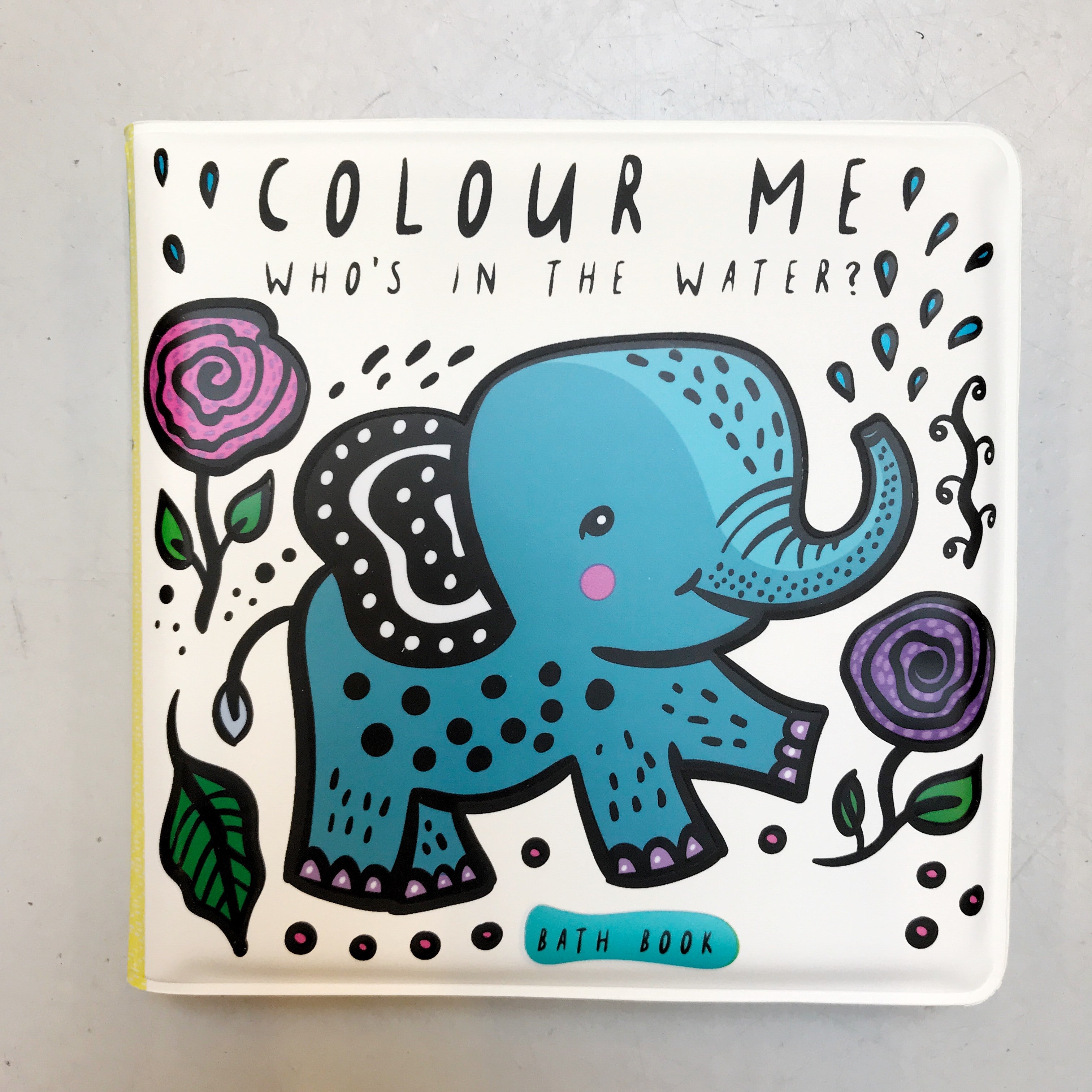 Wee Gallery Baby badboekje Color Me Water | De Gele Flamingo EN