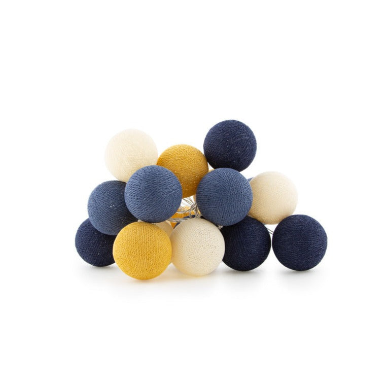 Cotton Ball Lights Garlands Of Lights 20 pieces - Galaxy