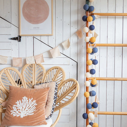 Cotton Ball Lights Garlands Of Lights 20 pieces - Galaxy