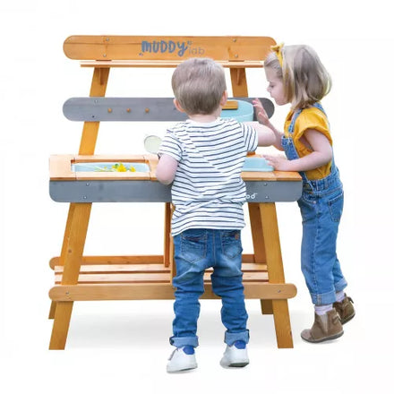 Janod Wooden Outside Play Kitchen | Muddy Lab