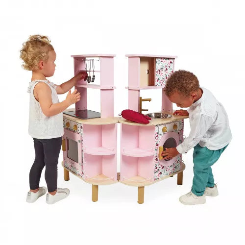 Janod wooden play kitchen Twist De Gele Flamingo