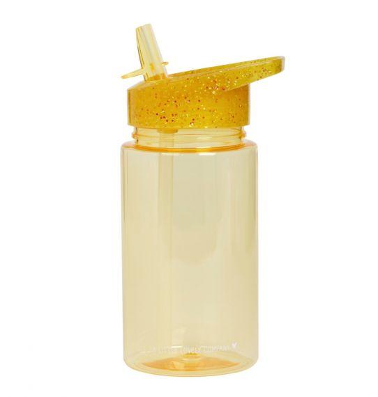 A Little Lovely Company Drinking Bottle | Glitter Gold