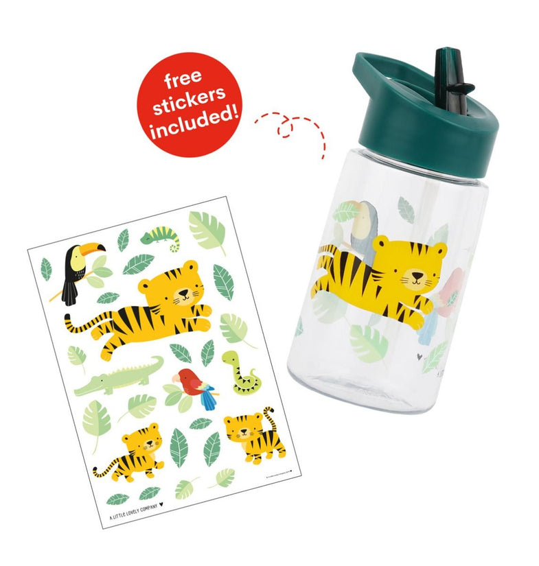 A Little Lovely Company Drinking Bottle - Jungle Tiger