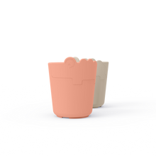 Done by Deer Kiddish Mini Mug 2-Pack | Croco Sand /Coral